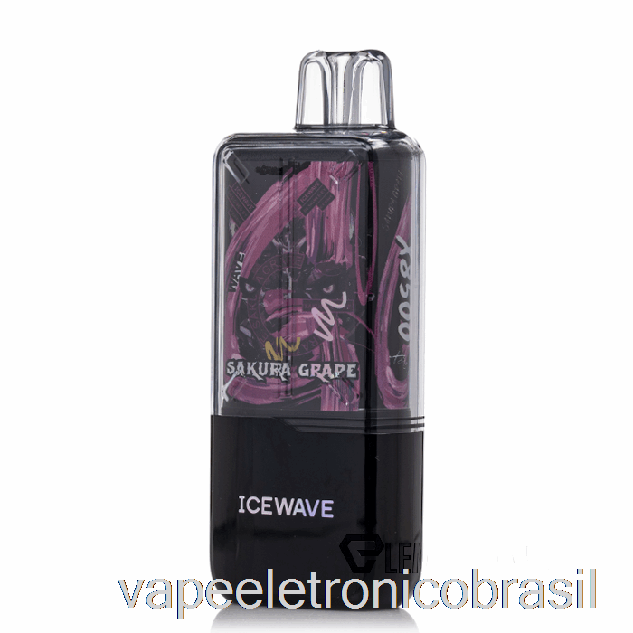 Vape Vaporesso Icewave X8500 Descartável Sakura Uva